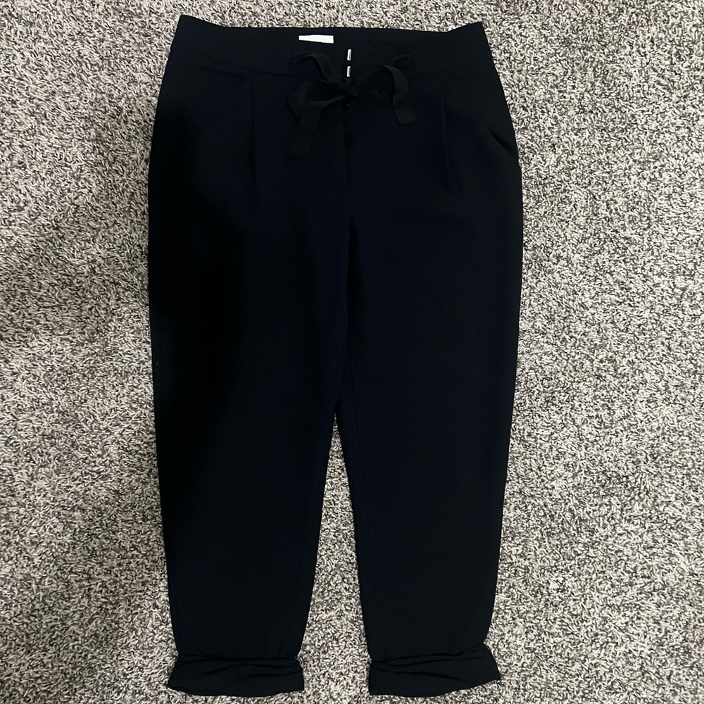 Aritzia Wilfred Black Cropped Pants